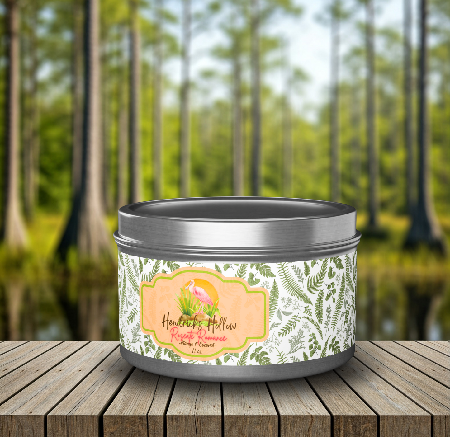 Roseate Romance | "Tin Can-dle" | Mango Coconut