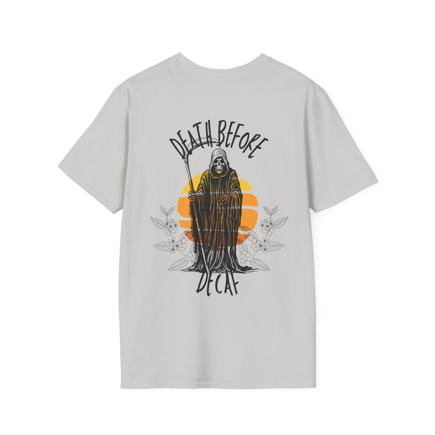 Death Before Decaf | Soft style T-Shirt