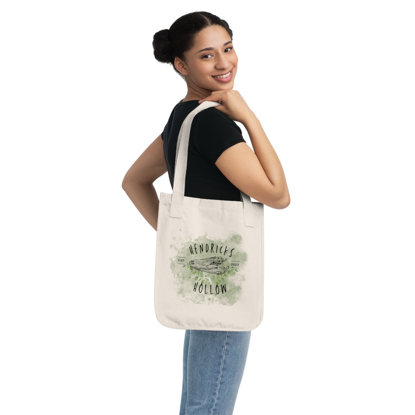 HH Logo| Gator Skull | Organic Canvas Tote Bag