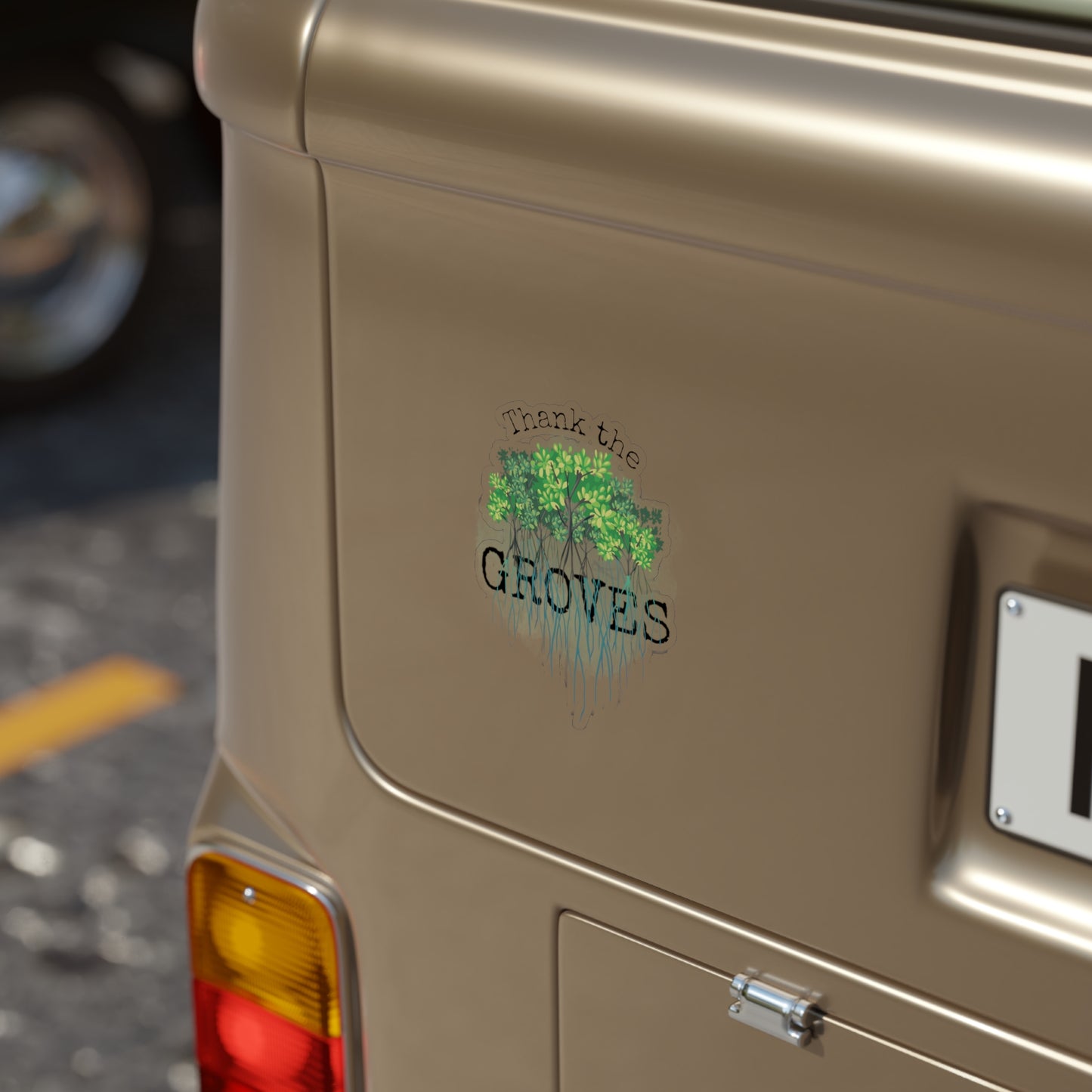 Mangroves | Die-cut | Transparent Sticker