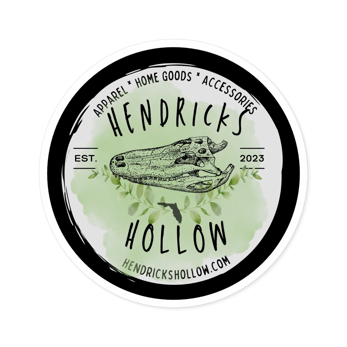 Hendricks Hollow Logo | Gator | Indoor/Outdoor Vinyl