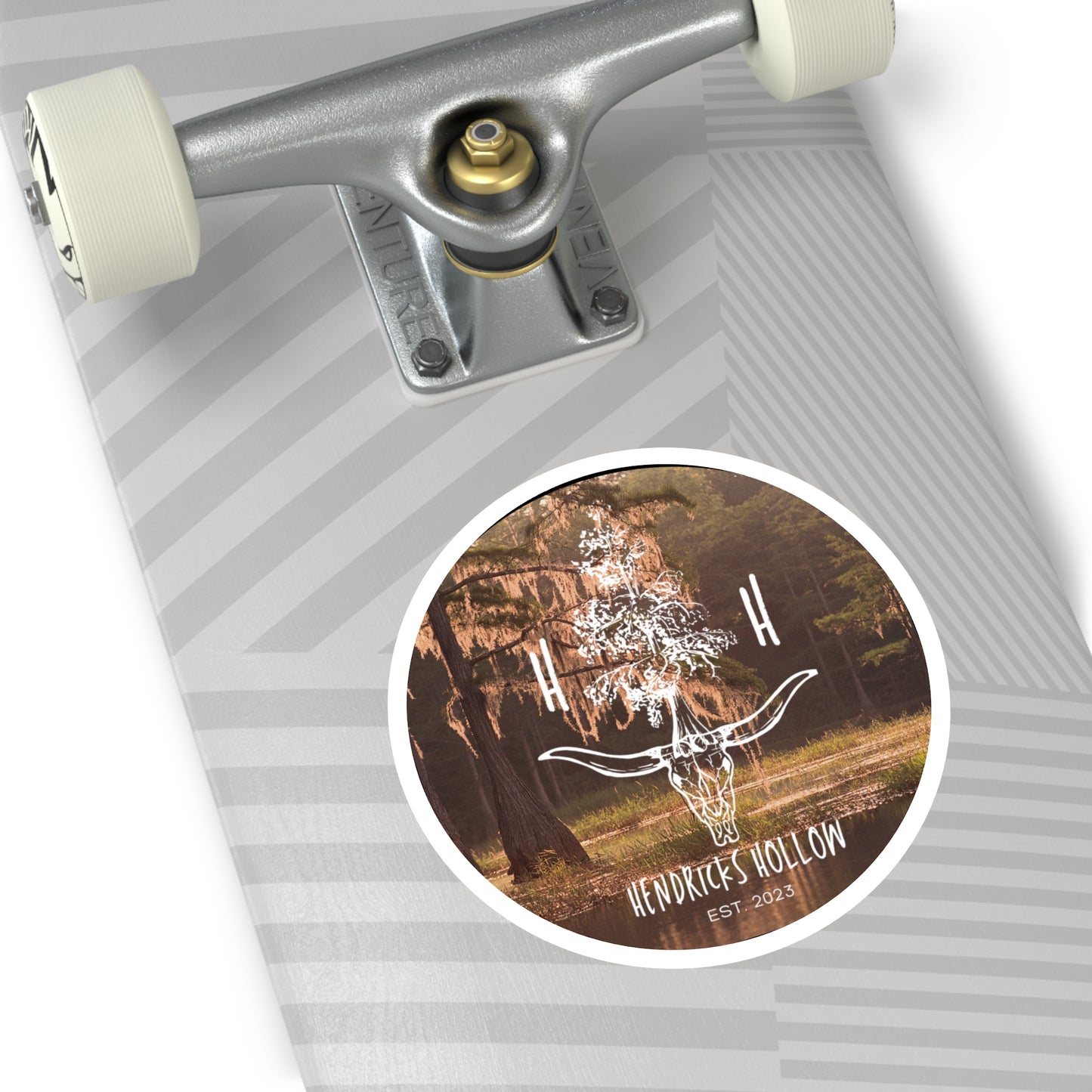 HH Logo| Cow Skull | Round Sticker