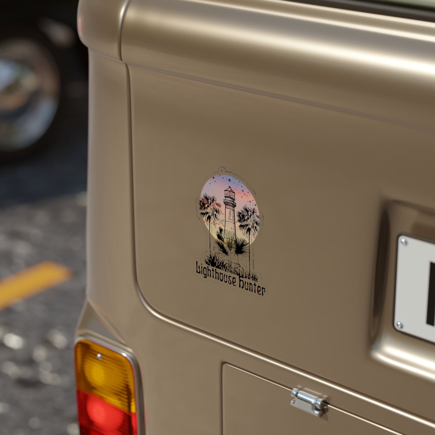 Lighthouse Hunter | Clear Back Sticker