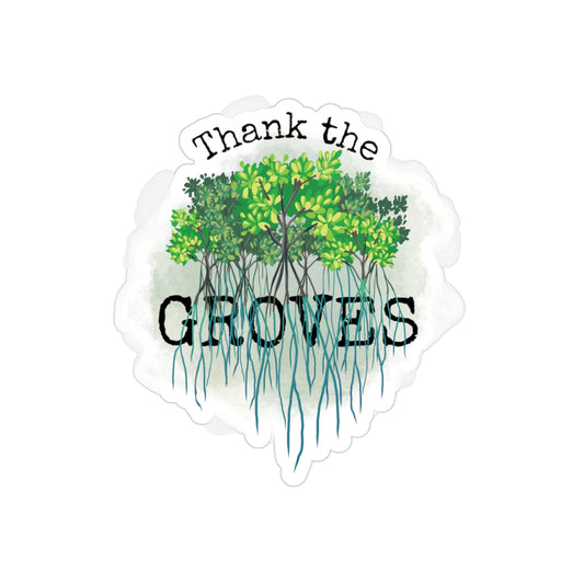 Mangroves | Die-cut | Transparent Sticker